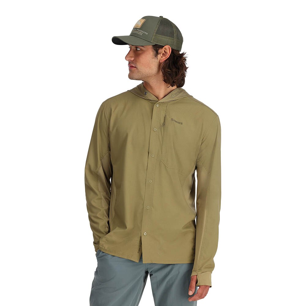 Simms Intruder Hoody Men's in Bay Leaf